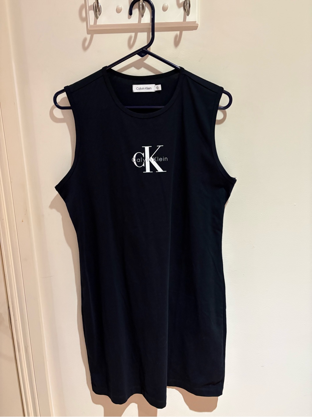 Calvin Klein Black Crewneck Logo Tee